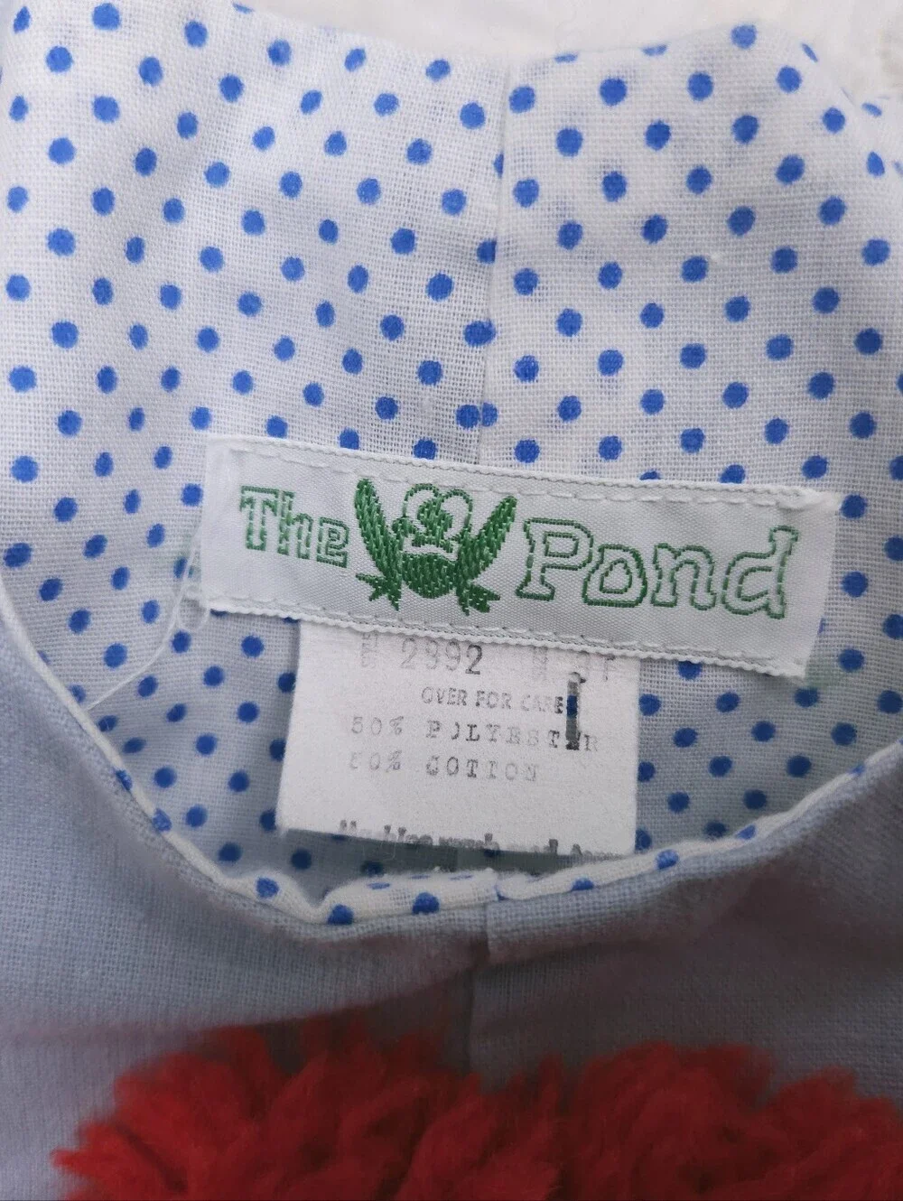 The Pond vintage applique